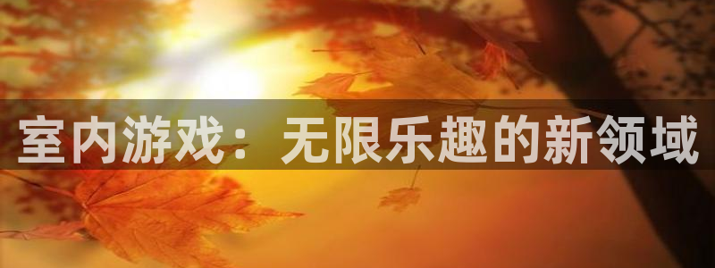 摩登7注册：室内游戏：无限乐趣的新领域