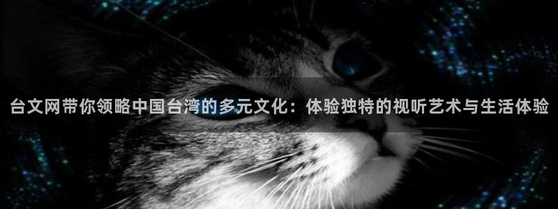 摩登7注册：台文网带你领略中国台湾的多元文化：体验独特的视听艺术与生活体验